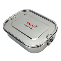 

large size leak proof 304 stainless steel lunchbox leak proof bento with compartment 1/2/3