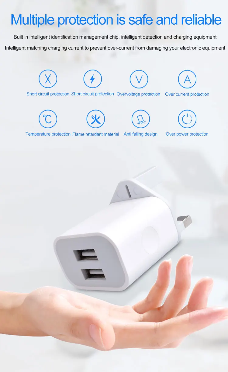 Australia Usb Charger For Iphone Se/6/7/8/x 5v 2a Au Plug Usb Ac Power