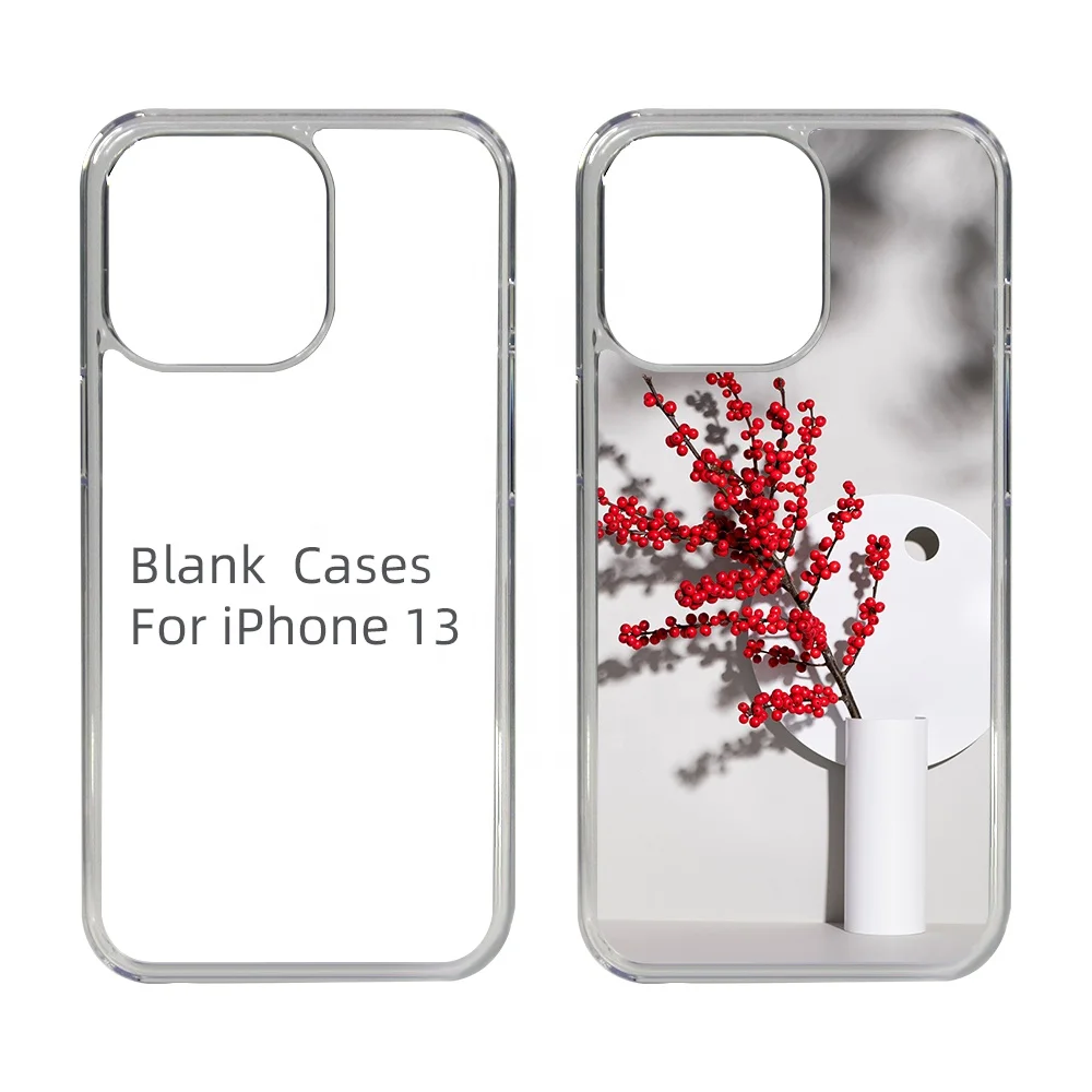 

Hot Selling Cell 2D Sublimation Blanks PC With Aluminum Phone Case Sublimation Phone Cases for Iphone 13 Series