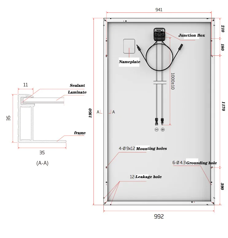Yiwu Donghui monocrystalline pv panel solar 350w ac high efficient high quality solar panels 350w-24v mono pv connector