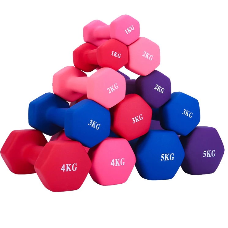 

Factory custom women use neoprene dipping dumbbell walking dumbbell, Several color