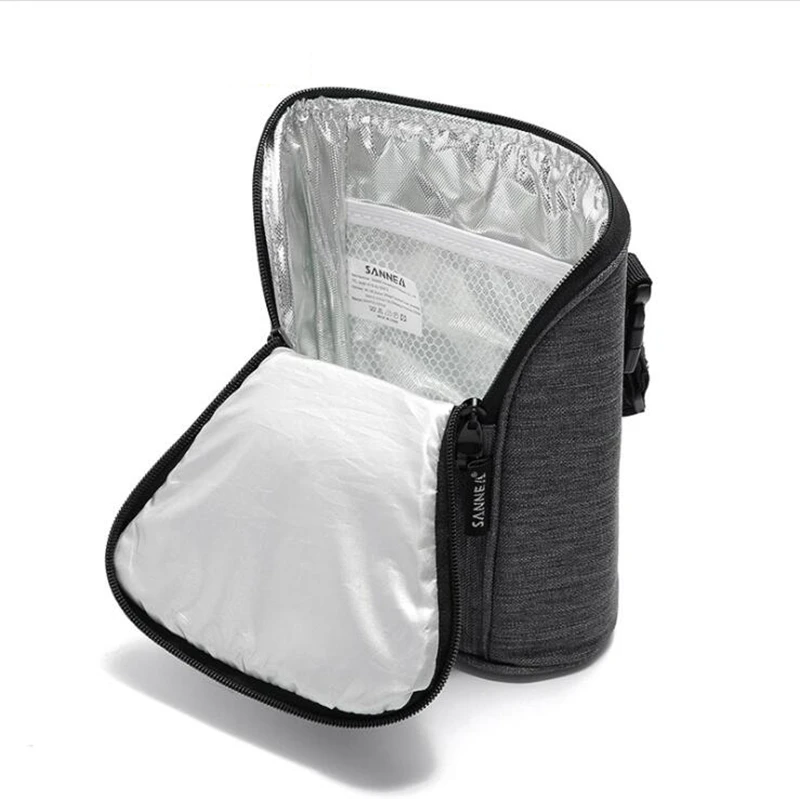 

Cooler Tote Portable Travel Picnic Necessity Kit Thermal Insulated Lunch Bolsa Termica Bag Box Handbag, Colorful