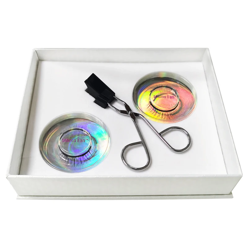 

New Seamulan wholesale handmade products magnetic eyeliner false eyelashes and private label customize packaging wholesale
