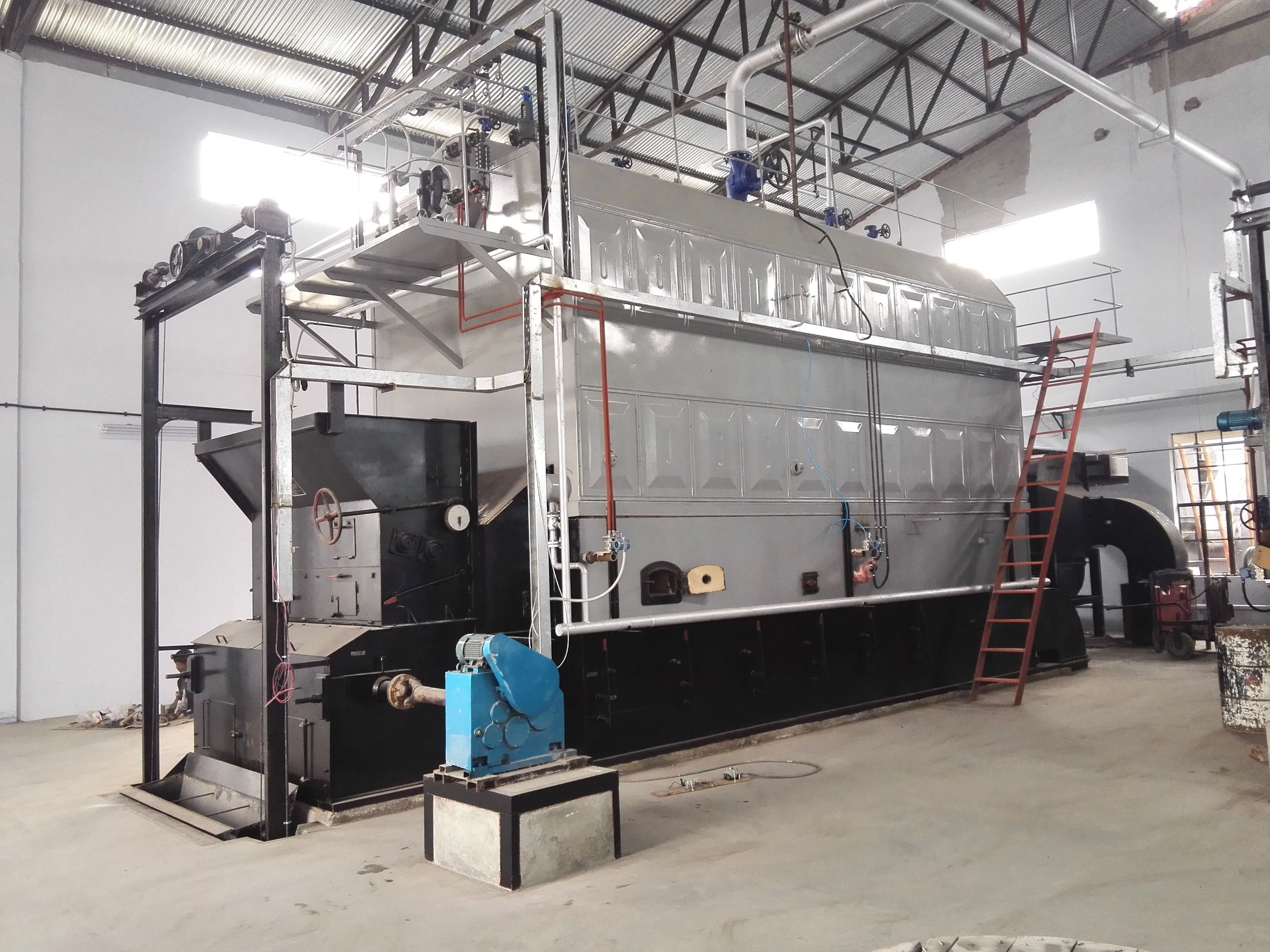 EPCB 12T/H SZL coal-fired steam boiler at Pakistan industrial plant