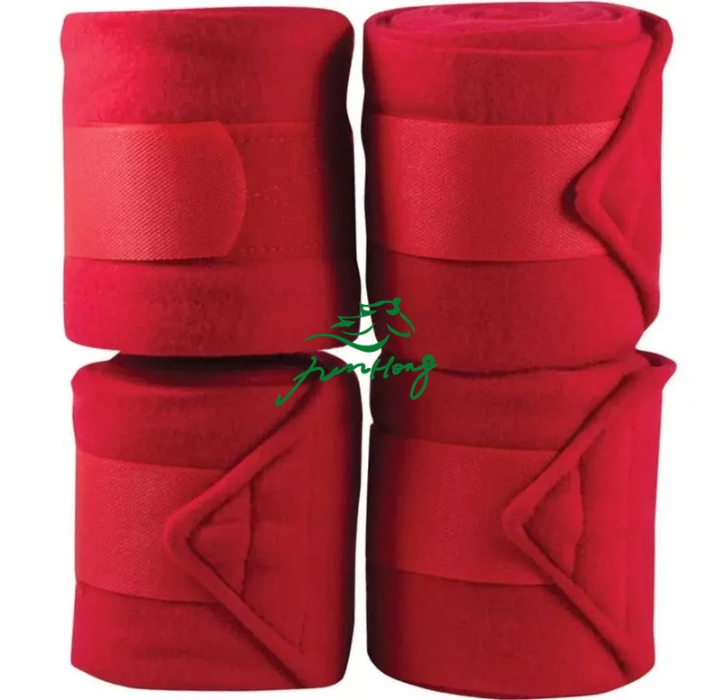 

Factory high quality Set of 4 Super Soft Fleece Horse Polo Wraps, Customized