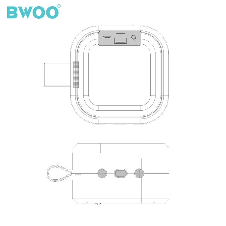 Newest Fashion Portable Speaker Wireless blue tooth Wireless Waterproof Outdoor USB Mini Speakers Support AUX TF Subwoofer - ANKUX.COM