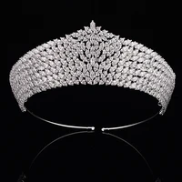 

Adult Tiaras And Crowns Classic Design Elegant For Women Wedding Zircon Hair Accessories BC4818 High Quality Corona Princesa