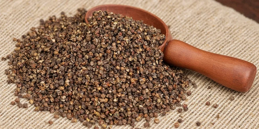 Pepper seeds used in homemade candles and bath products