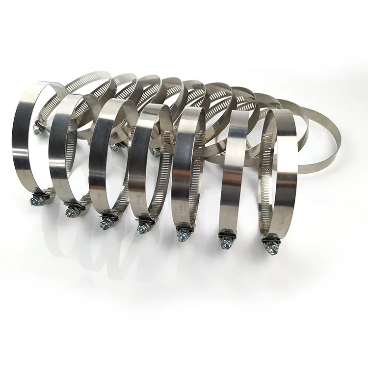 
Custom stainless steel cable wire rope spring G hose telescopic pipe tube exhaust ground screw clamp for woodworking 