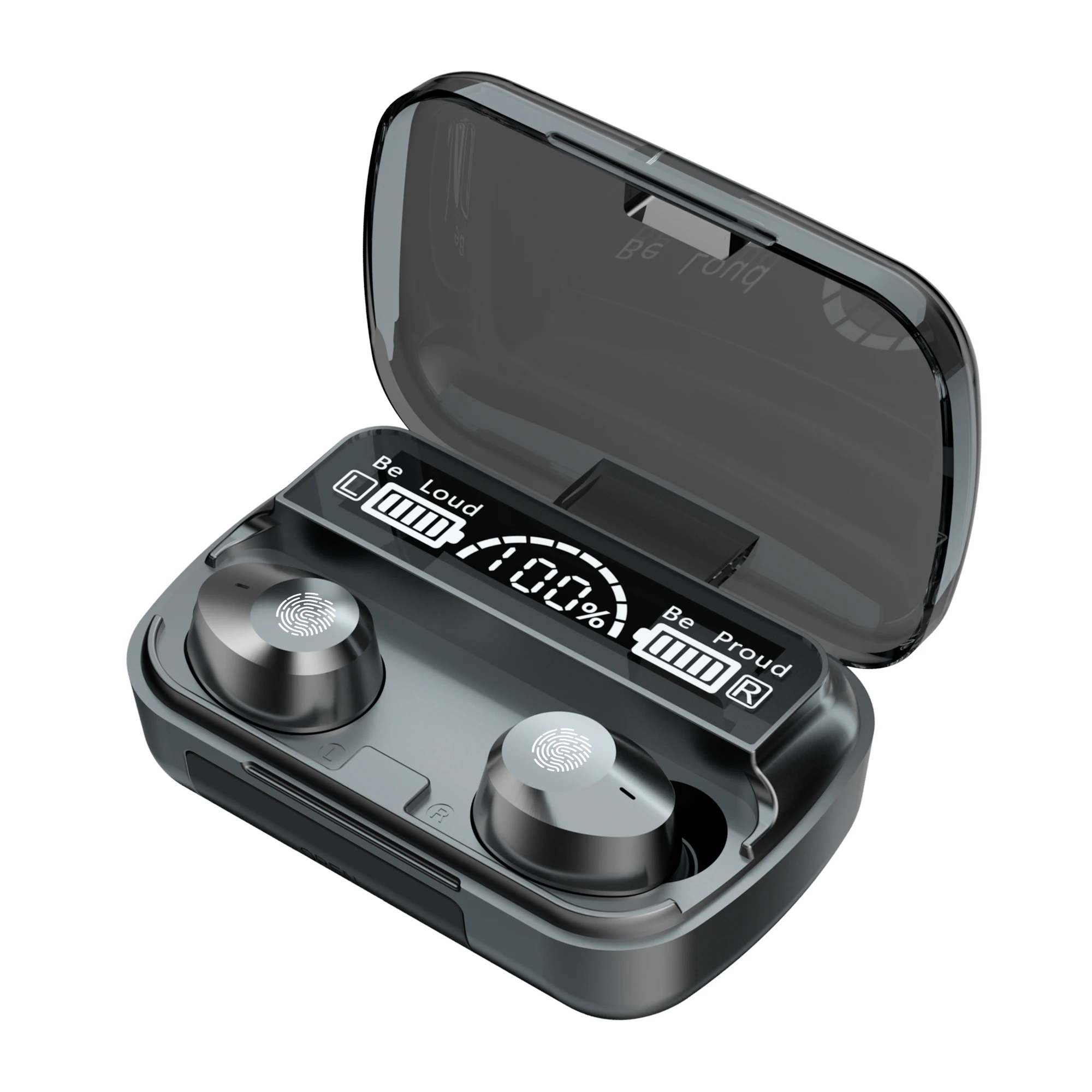 

TWS 2000mah Power Bank Wireless Earbuds noise cancelling sport wireless earbuds with power bank battery display M5