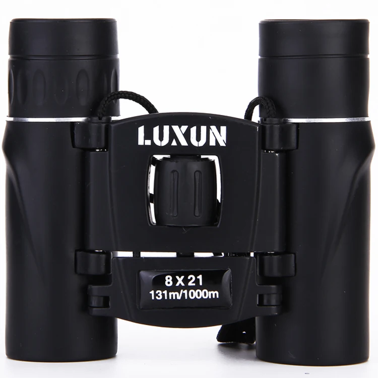 

8x21 Compact Zoom Binoculars Long Range 3000m Folding HD Powerful Mini Telescope Bak4 FMC Optics Hunting sport Black