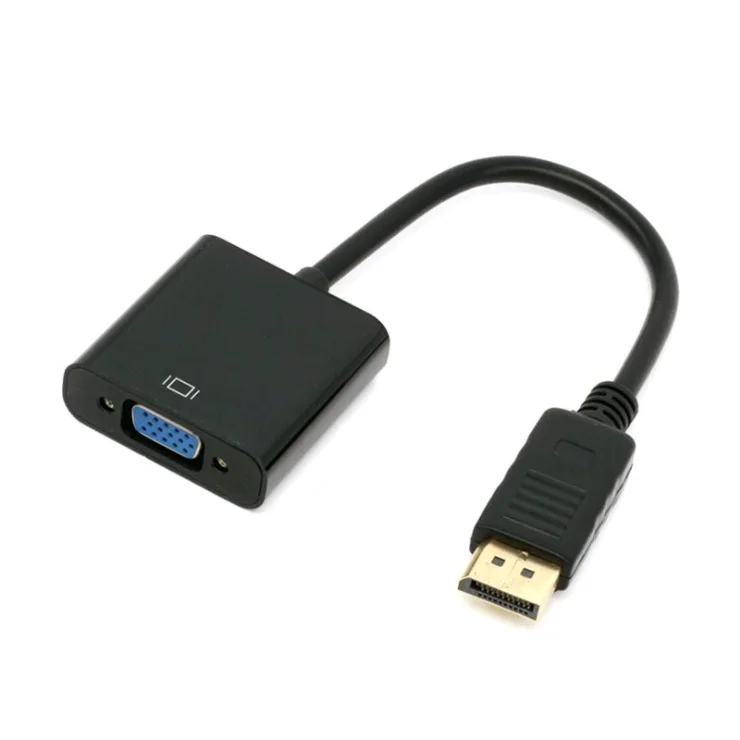 

Hot Sale Display port Male To VGA Female Adapter Cable , Displayport To Vga Cable