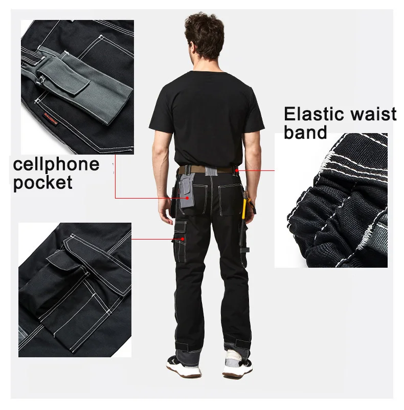 2020 Men Durable Work Cargo Pants 