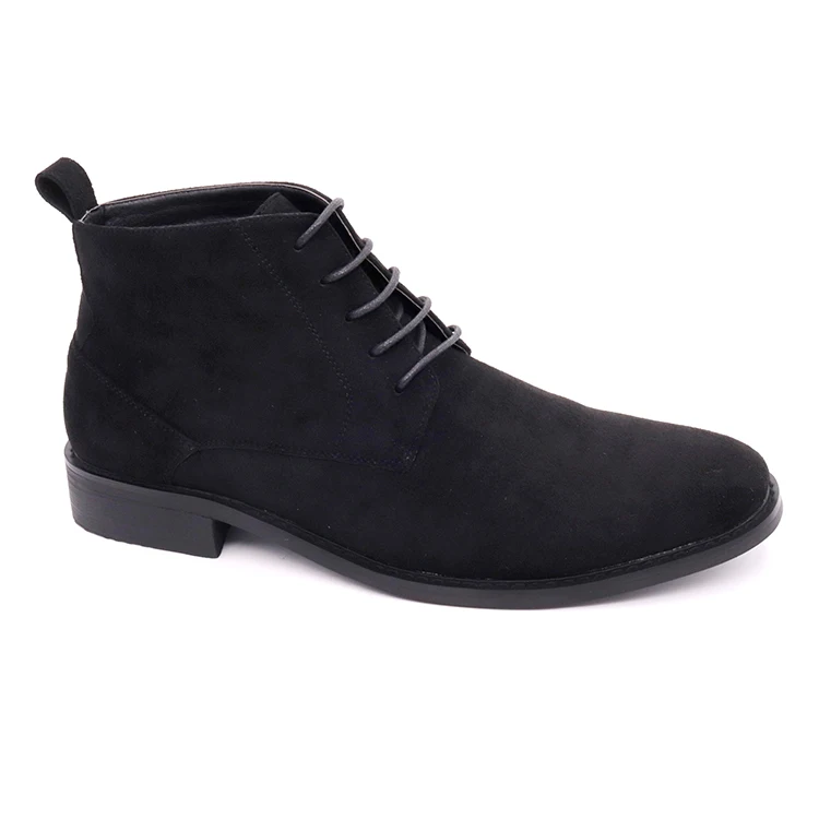 2019 New Design Suede Leather Casual Man Derby Dress Boots Lace-ups ...