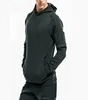 High Quality Customized fleece hip hop high street wear black slim fit men hoodie