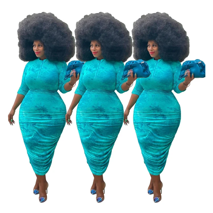 

D95829 Best Design New Long Sleeves Fashion Plus Size Clothes Women Clothing Casual Dress Women Long Maxi Dresses