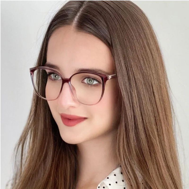 

New Cat Eye Design Eyewear Blue Light Blooking Optical Frame Anti Blue Light Optical Frame, 6 colors