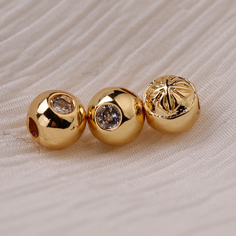 

The flower bead spacer 6mm copper fittings are used to make jewelry spacer