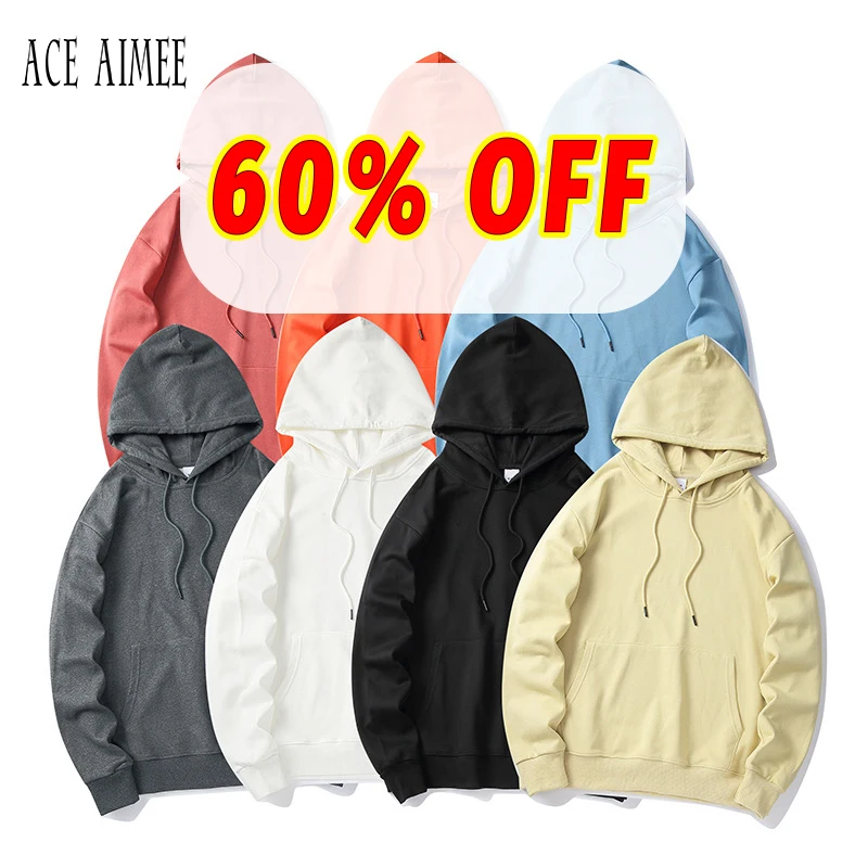 

2021Wholesale Good Quality Pullover Polyseter Plain Blank Hoodie Men In Stock Cheap Hoodie