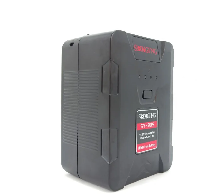 

SONGING 14.8V 95Wh(6600mAh) V-Lock Rechargeable Li-ion Battery With USB Port + D-Tap Charger