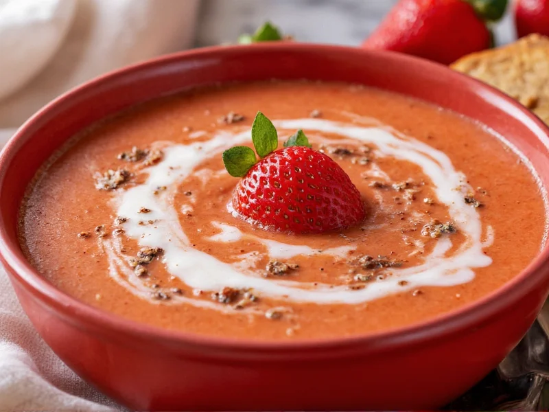 Strawberry Soup: Cold Dessert or Savory Starter Guide