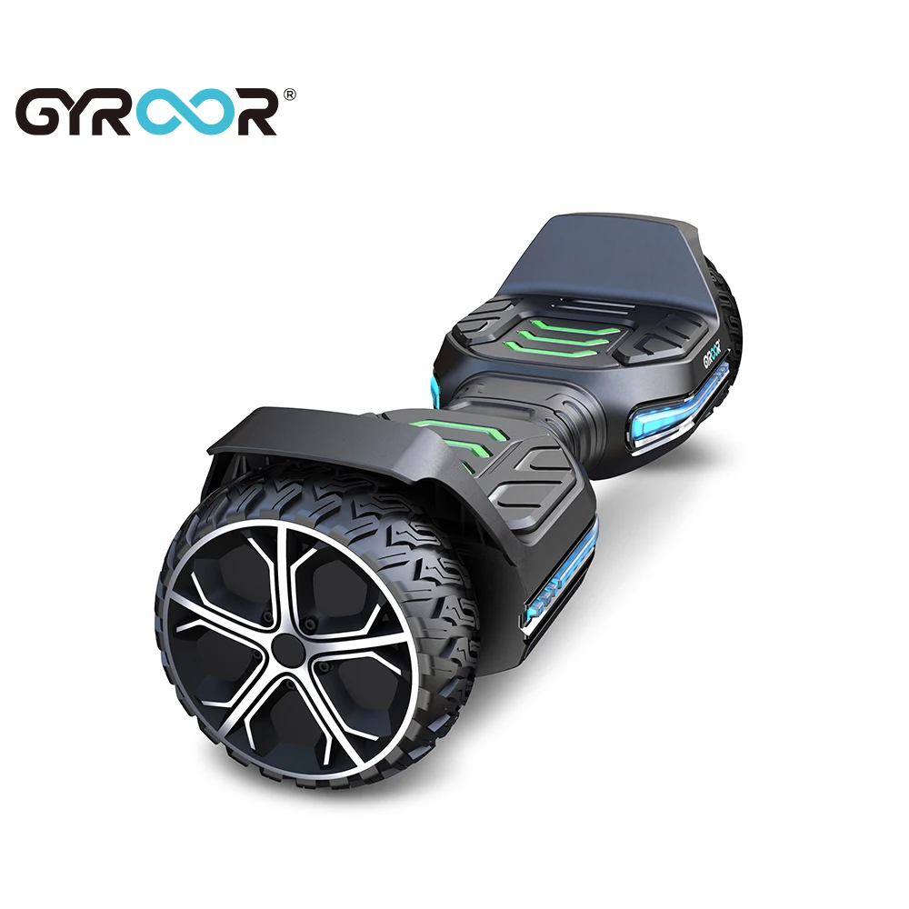

Gyroor Fast Delivery 6.5'' Off Load EU Warehouse Adult Black Blue Scooter Hoverboard Blue Tooth 500w for Sale