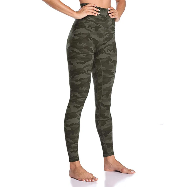 

Wholesale Custom Logo Design Gym Women Wear Sport Workout Fitness Leggings Yoga Sports Pants with Digital Prints, Multi-color
