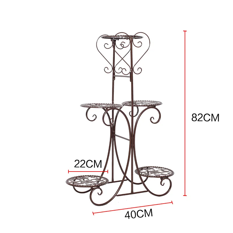 

Mid Century Modern Tiered Metal Plant Stand Flower For Retail, White /black/ bronze colour