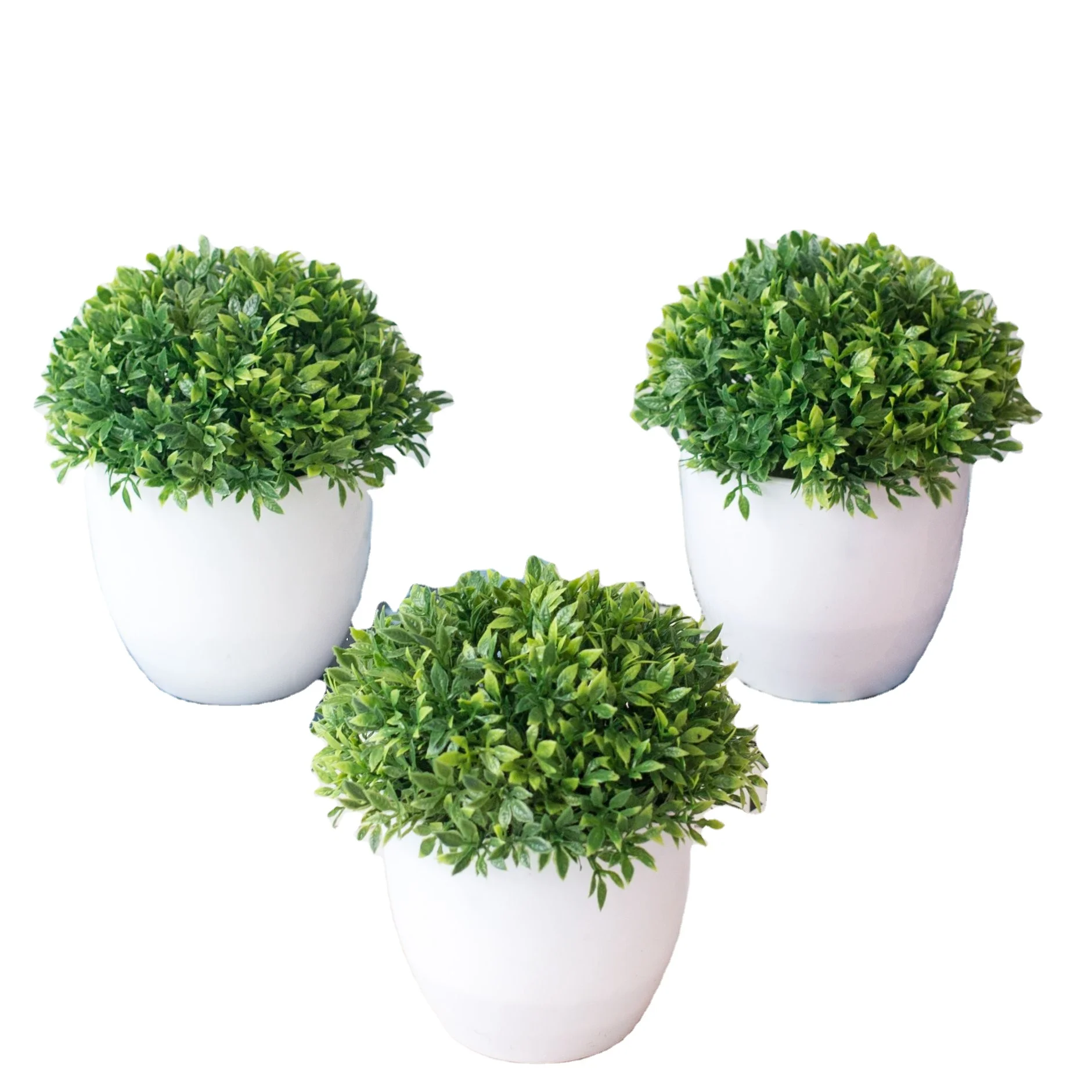 

Wholesale artificial potted plastic grass plant small desktop home office decor artificial plant, As picture show