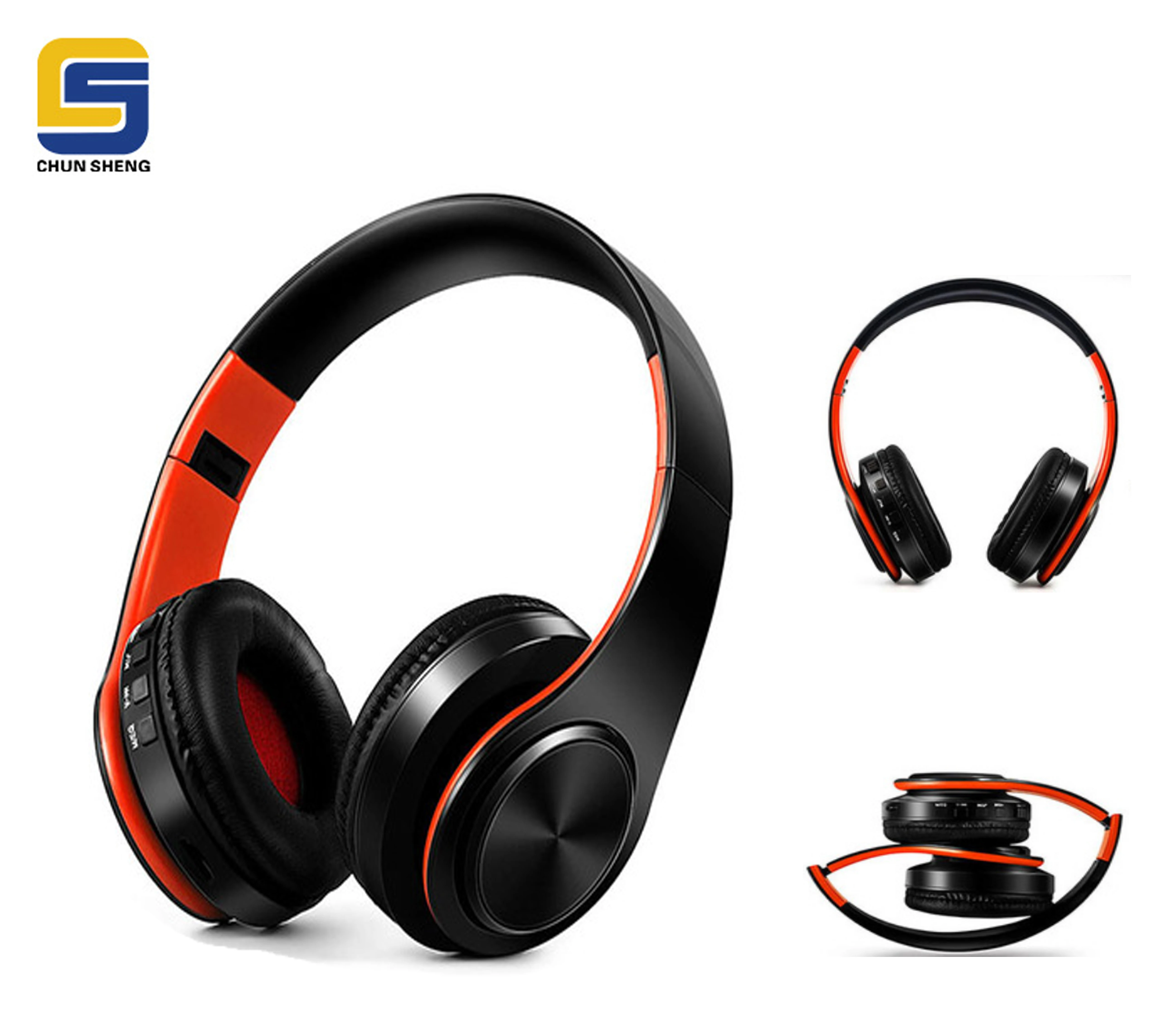 

CS-B7 Wireless Headphones Bluetooth Headset Foldable Headphone Adjustable Earphones With Microphone For PC mobile phone Mp3