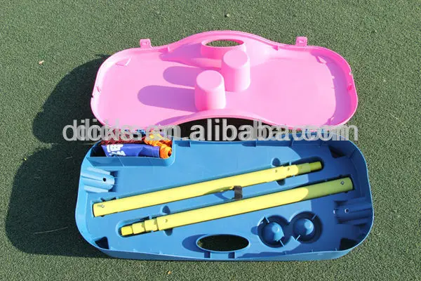 
DKS- Plastic foldable portable badminton net set for practice 