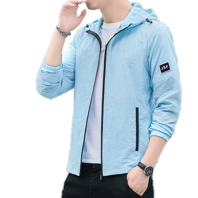 

Mens Rashguard Anti-UV Summer Breathable Sun Protection Clothing Thin And Light Outdoor sun proof clothing