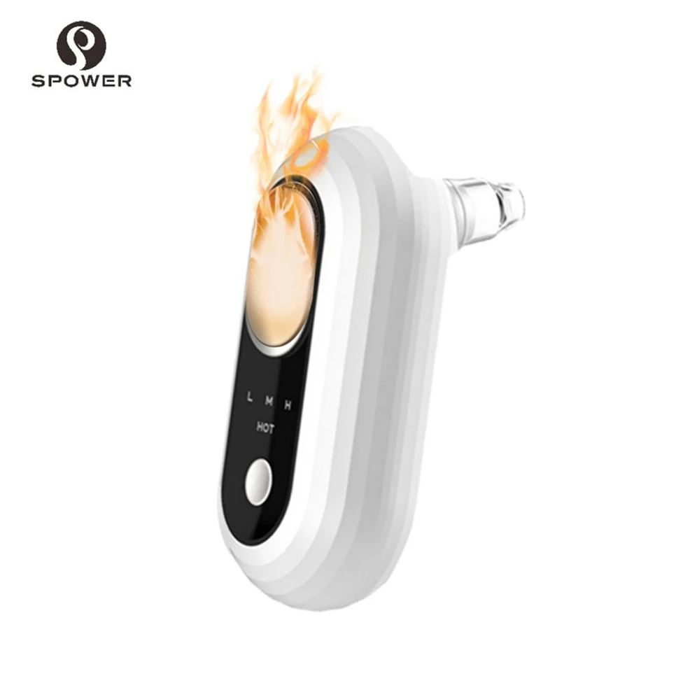 

Nedle Black/Whitehead Vacuum Rf Face Nose Suction Blackhead Facial Machine Removal Body Skin Dirt Remover Blackhead Removal