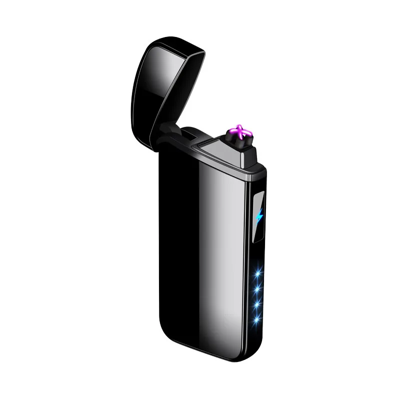 

Rechargeable windproof lighter Touch Dual Arc Electric Lighter with Customize Logo Printing, As your request