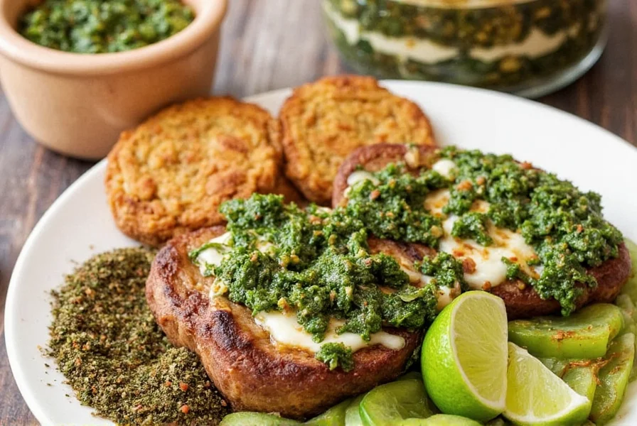 Grilled Steak with Chimichurri