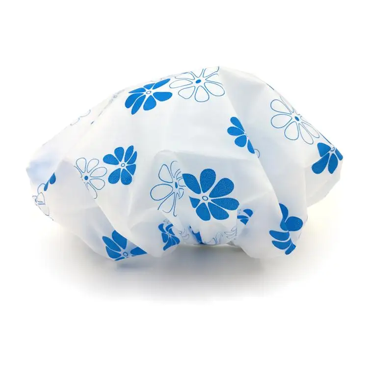 
Flower Printing Reusable Pretty eco friendly shower Shower Cap 