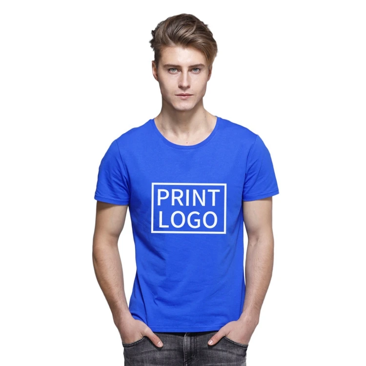

graphic screen printing t shirt with cotton and can printed logo