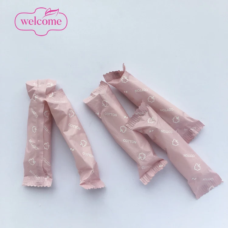 

Disposable organic cotton tampons womens pyjamas sleepwear safety use wholesale private label applicator tampons