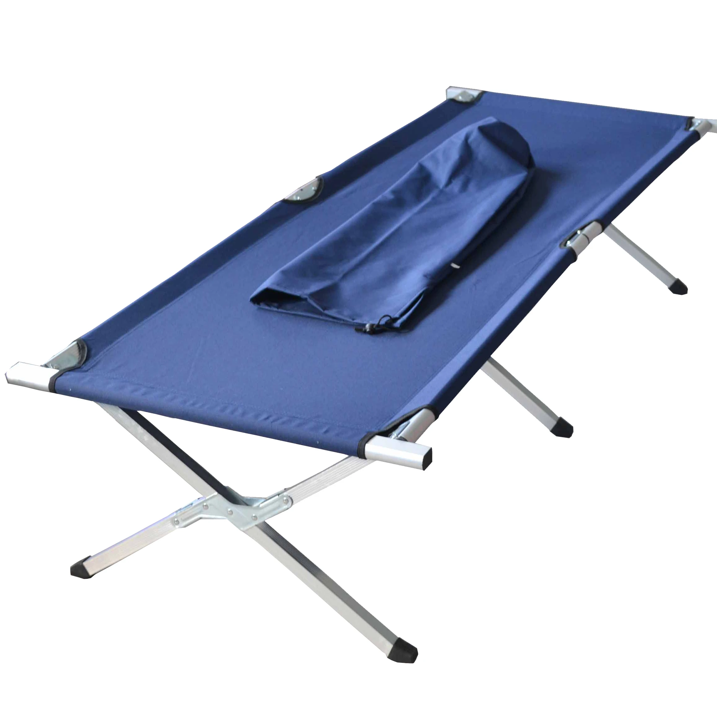 

HOMFUL Iron Frame Folding Cot OEM Outdoor Camping Sleeping Bed backpack bag military, As your request