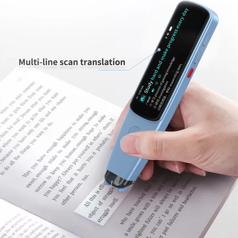 

Customized Logo Multi UI Language Educational Electronic Student Learning Language Scanning Voice Reading Pen Smart Translator