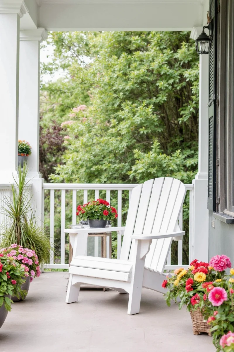 Comparison of different Adirondack chair styles
