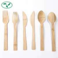 

disposable bamboo cutlery set hot selling 2019