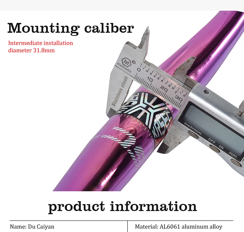 Enlee Aluminum Alloy Custom Bicycle Handlebars Durable Bicycle Handle