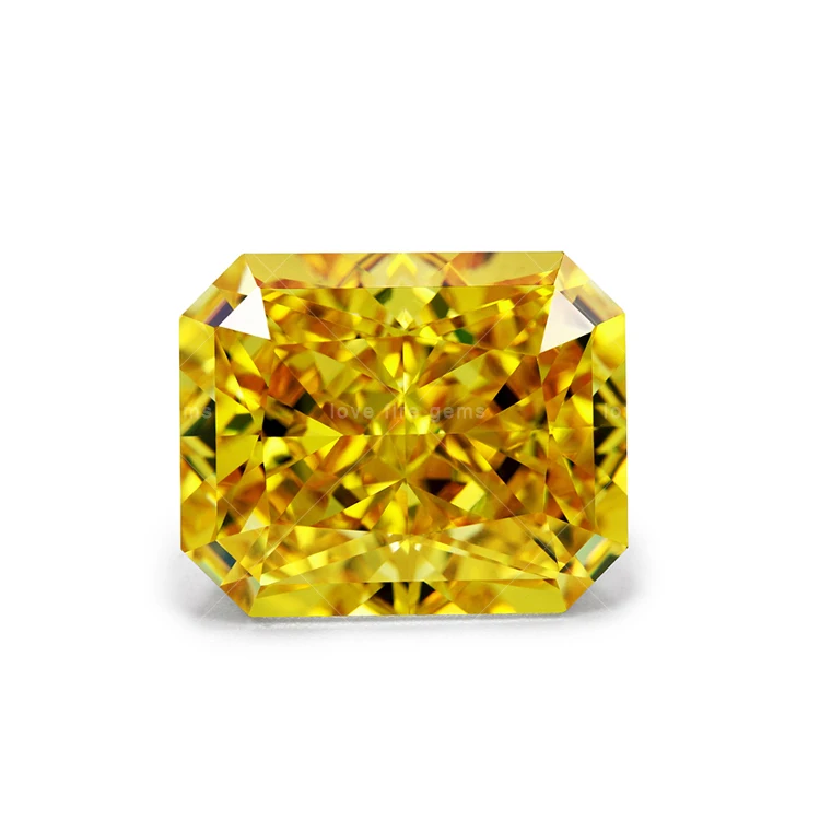 

all sizes cz crushed ice cut 5a+ octangle synthetic cubic zirconia golden dark yellow color cz stone, Usa yellow