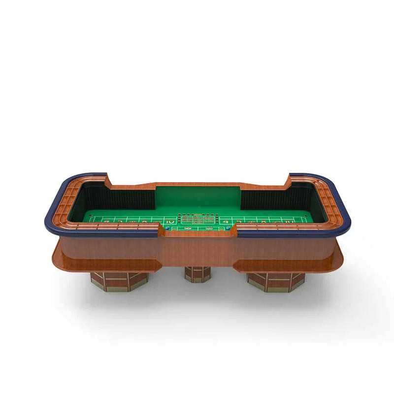 

YH Casino Quality Solid Wood 8/12 Foot Square Poker Table Portable Craps Table Dice, Custom color