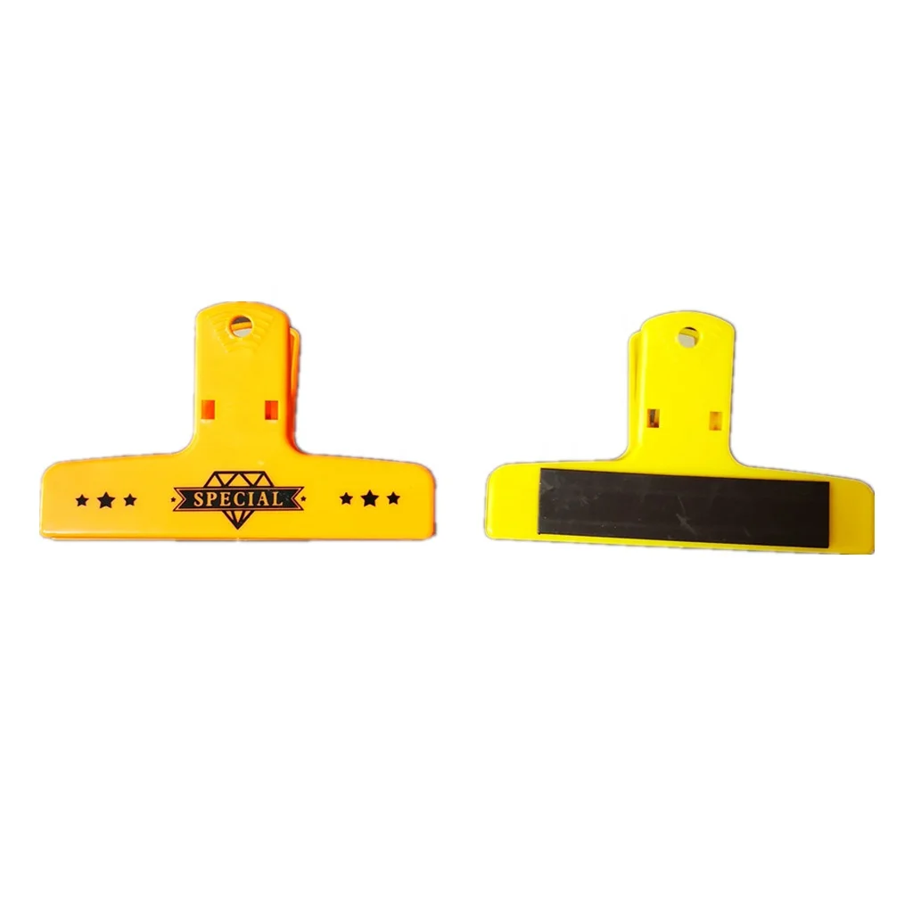 

Soft Magnetic 4 inch Plastic Chip Bag Clip, Customized