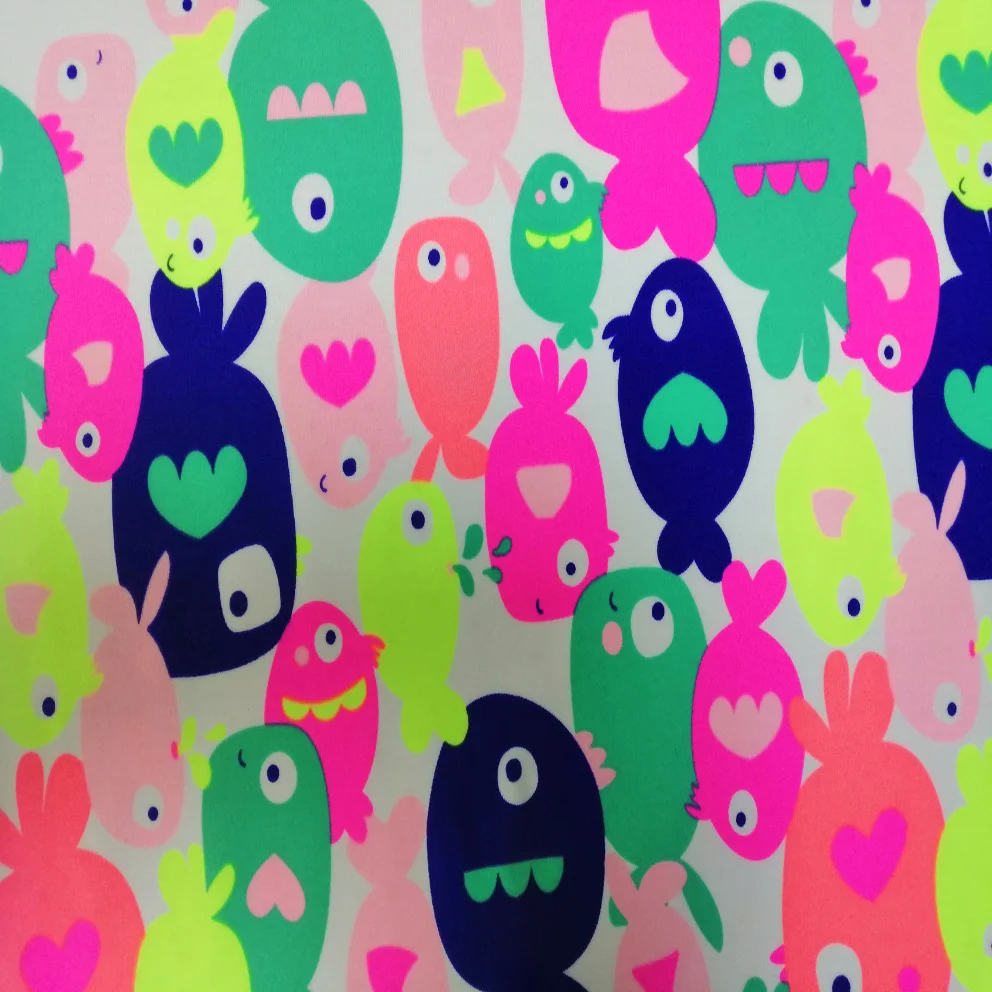 

Neon Color Customization Printing Fastness 4-5 Polyamide Elastane Fabric