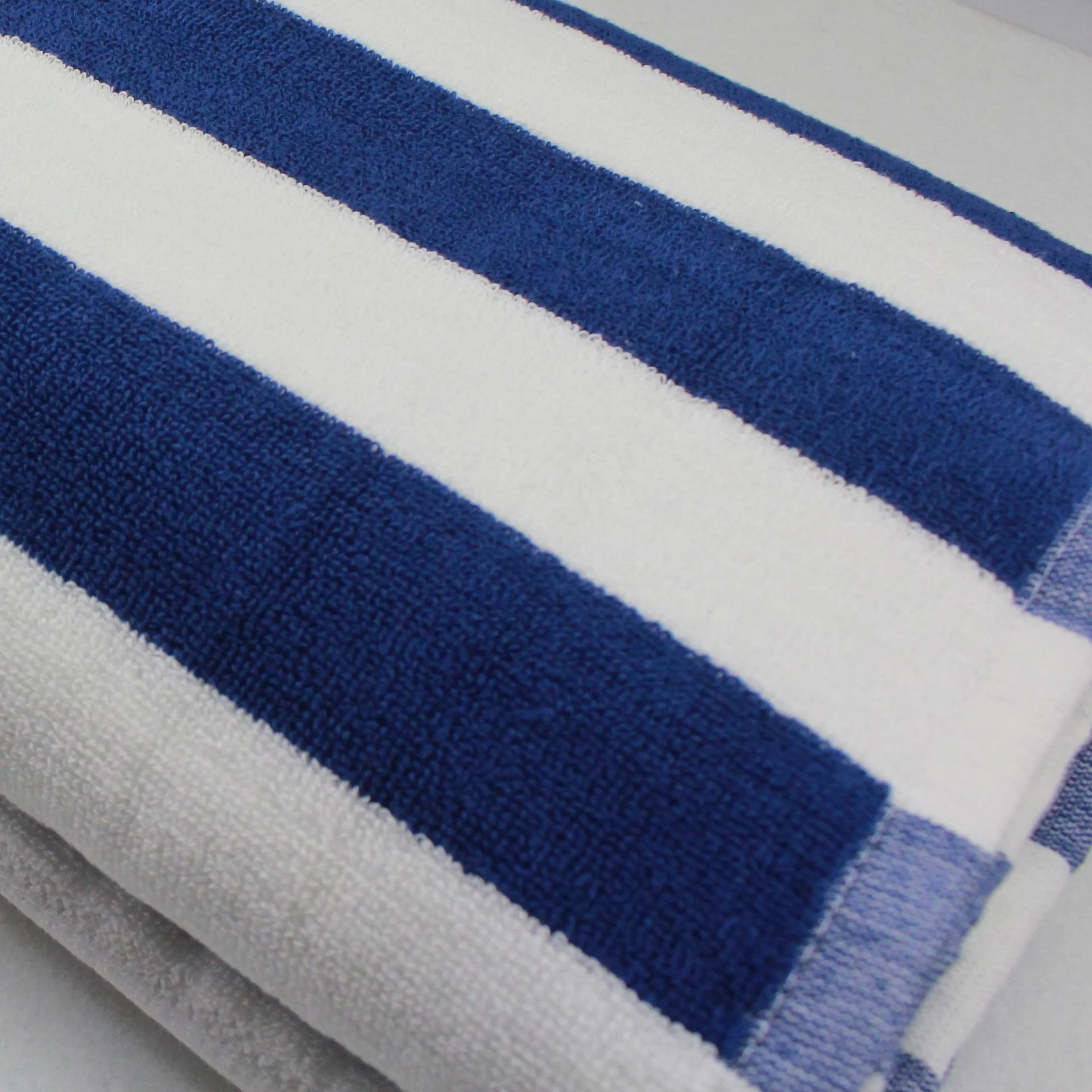 Cotton Luxury Blue And White Striped Pool Towel Beach Towel - Buy ...