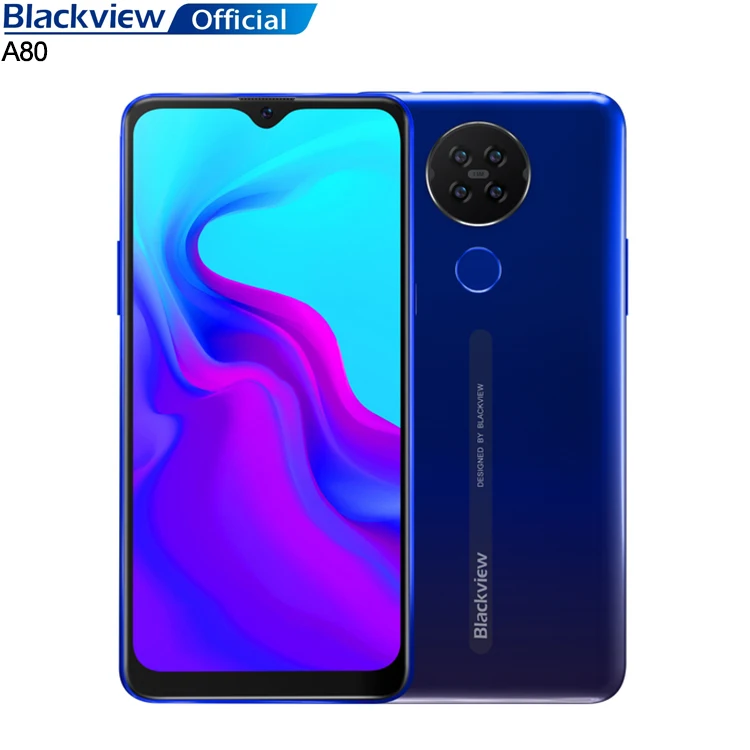 

Factory Direct Cheap Face Id Blackview A80 Rear Camera 4200mah 2gb 16gb 4g Lte Big Screen Smart Phone, Black//blue/red