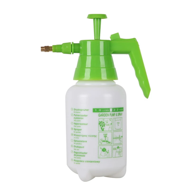 

Seesa hot sale garden portable plastic hand pump sprayer 1l With brass nozzle, Green+white
